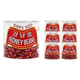 푸드올마켓_ 삼아 강낭콩 2.5kg /레드키드니빈스 한박스 (2.5kg x 6ea), 6개