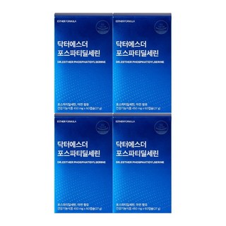 에스더포뮬러 여에스더 포스파티딜세린 450mg 60캡슐 4박스, 4개, 60정