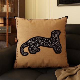 復古輕奢綠色抱枕美式復古抱枕中古風美拉德沙發靠背墊牀頭軟靠枕, 1件, 757