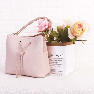 Derby 櫻花粉系列 側背包 可放長夾 女用手提包 水桶包 6520