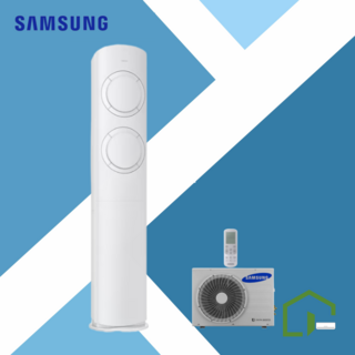 삼성 AI Q9000 비스포크 스탠드 17평 19평형 기본설치비 별도 실외기 포함, 일반배관형, 스탠드에어컨 17평