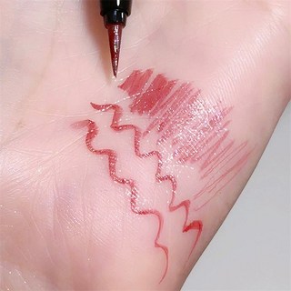 臥蠶筆 眼妝提亮勾勒筆 白色霧面珠光眼影筆, 1個, 05.紅絲絨