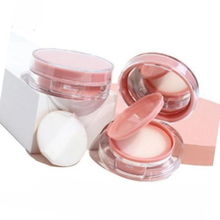 보부상 DIY 미니 쿠션 용기 공병 여행용 휴대용 케이스 공용기, 핑크