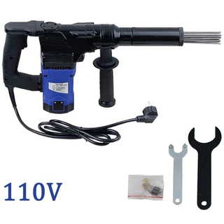 바늘 더스팅 건 전기 스케일러 녹 제거 스케일링 건 기계 더스터 110V 220V, 02 110V, 1개