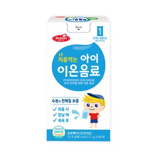 베베스트 처음먹는 아이 이온음료 분말가루타입 8p, 24.8g, 3개