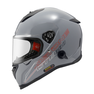 ASTONE GTB800 AO12 素色全罩式安全帽，雙鏡片, 水泥灰