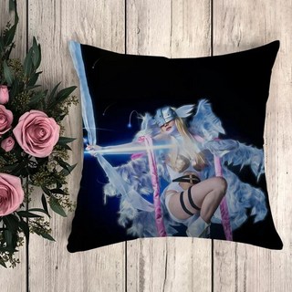 베개 디지몬 장식 커버 쿠션 소파 자동차 케이스, D. 40x40cm, 12. z8, 1개