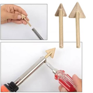 플라스틱 인두 머리 접합 용접 납땜 삼각형 헤드 인두팁, 1세트