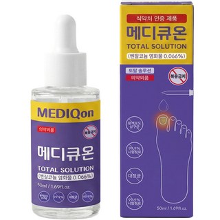 메디큐온 의약외품 문제성 발톱 무좀 앰플, 1개, 50ml, 1개입