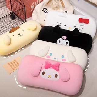 可愛卡通居家記憶棉枕頭沙髮靠枕抱枕辦公室午睡枕中午睡覺趴枕, 美樂蒂記憶棉枕頭,20X45cm