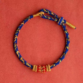 홍주 재물운 상승 12지간 수호신 매듭 팔찌