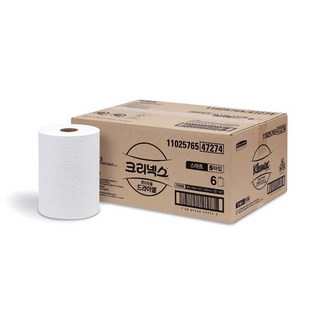 크리넥스 핸드타올 드라이셀 스마트 롤타입 R180, 6개, 6롤
