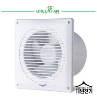 금강 업소용 창문 창틀 욕실 화장실 아파트 원룸 환풍기 KV-100 KV-150 KV-100D, 금강 욕실환풍기 KV-150, 1개