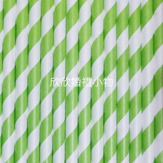 欣欣婚禮小物 紙棒, 特硬亮綠斜紋100支正負2%