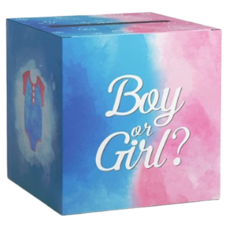 性別揭曉投票箱, 粉藍, 1個