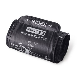 福爾FORA 軟式壓脈帶 TD-3000 舒適精準血壓測量 輕巧便攜 適用多種設備, Black, 1kg