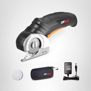 ZipSnip 美國進口充電式電動裁紙機 - 裁紙箱 裁紙盒 裁紙板 裁塑膠 裁紙器 裁紙刀 自動裁紙機, 黑色套裝(含單機、收納包、1片替換刀片), 黑色套裝(含單機、收納包、1片替換刀片)