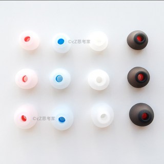 耳機矽膠套 大+中+小 各2顆, 透紅(大中小), 1套, 入耳耳機通用型