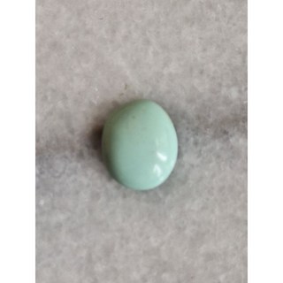 天然湖北原礦綠松石綠松蛋面裸石10*8（一圖一物）, 1個, b) 10*8.3*3/0.3g