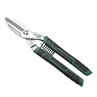 拓森高硬度錳鋼鐵皮剪 美式德式 剪鐵皮彩鋼瓦 航空剪 工業強力鐵皮剪子, 1個, 德式10寸鐵皮剪