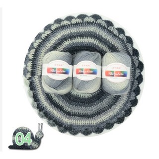 Vlovelife 毛線 編織 DIY 手工手作 貝爾尼尼段染彩虹羊毛線 漸變色彩虹線 愛爾蘭, 4, 1個