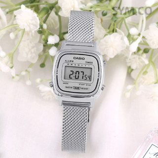 카시오 LA670WEM-7 CASIO 메탈 여성 패션 손목 시계