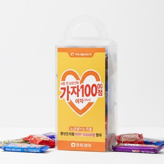 수능 선물 과자 세트 공무원 자격증 고3 시험 응원 간식, 가자만점, 1개