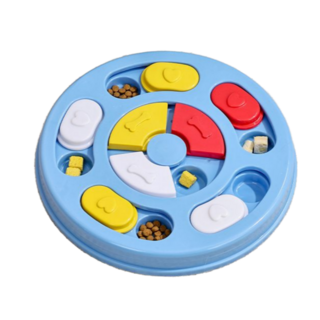 허그마이펫 강아지 노즈워크 IQ 장난감 두뇌자극 먹이퍼즐, 1개, 블루