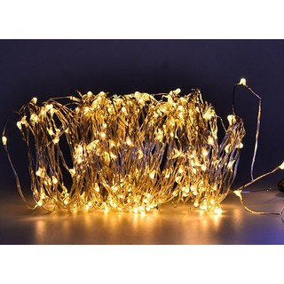 四月科技能源 光控太陽能燈 20米200LED銅線燈 - 草坪燈/花園燈/聖誕燈, 1個, 暖