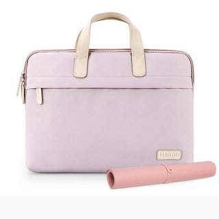 심플한 스타일 노트북 가방 14/16인치 아이패드 수납 파우치 다양한 코디, 연퍼플 16인치