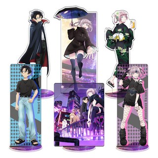 【現 貨】【抱漫閣】徹夜之歌2七草薺動漫週邊無邊彩窗精鵰機切割PET內印20CM高立牌, 七草薺Nanakusa Nazuna販賣,中立牌無縫夾層內印平均14-16CM見詳