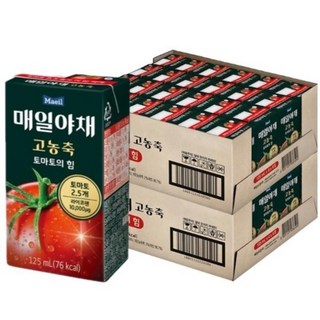 매일야채 고농축 토마토의 힘, 125ml, 48개