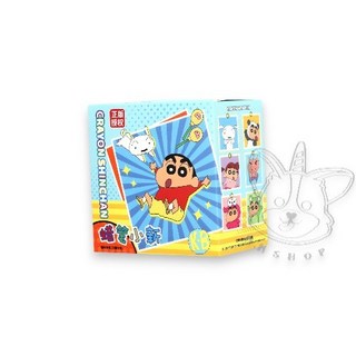 M.M小舖 蠟筆小新盒玩PU玩具套裝 小新小白公仔盲盒 小號盲抽 一中盒6入現貨, 1個, 單個盲抽