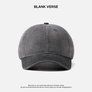 水洗牛仔鴨舌帽 韓版日系棒球帽 百搭遮陽防曬帽子 女款加大加深顯小臉