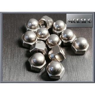 【瘋螺絲】304白鐵袋帽螺母 M6P1.0 - 不鏽鋼改裝螺母, 1個