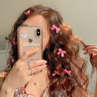 라토브 미니 리본 헤어핀 집게핀 10개 세트