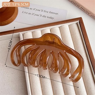 可愛小熊玩偶造型鯊魚夾 韓系軟萌 後腦勺盤髮夾子