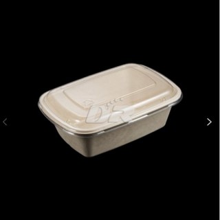 [두레] CR-1400 300개/ 종이 펄프 사각 배달 포장 용기 샌드위치 토스트 족발 대 전자레인지용 치킨포장 덮밥 샐러드포장 디저트포장 파스타용기 스파게티용기 볶음밥 닭강정, 뚜껑 (300개), 300개