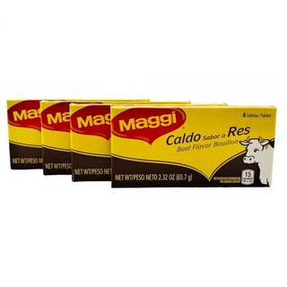 Maggi Bouillon Tblt 소고기 6개입, 1개, 65.7g