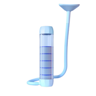 升級計數氣壓可調節呼吸啞鈴 呼吸訓練器 腹式呼吸訓練器, 1個, 藍色-氣壓可調