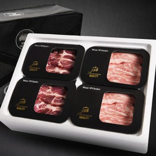 미트아울렛 이베리코 베요타 선물세트 1.2kg(목살300g*2팩+항정살300g*2팩), 1세트