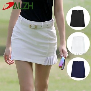 臺灣出貨 2024運動球服秋季女士褲裙防走光高爾夫百褶短裙半裙速干網球跑步