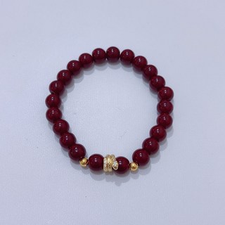 人造碧璽本命年蛇年手鍊女新款小衆設計碧璽水晶生肖蛇手飾