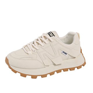 透氣小白鞋女韓版百搭厚底阿甘鞋運動休閒跑步老爹鞋