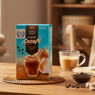 COCOFE 베트남 커피 코코넛 믹스 스틱 커피, 160g, 1개, 10개입