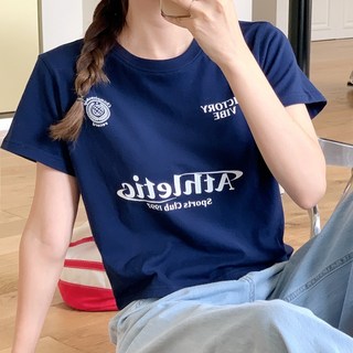 앤샵 반팔 기본 라운드 티셔츠 여성용 AT프린팅 크롭 반팔티(4color) 국내생산/당일출고