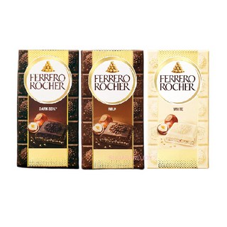 페레로로쉐 판초콜릿 90g 화이트데이 발렌타인데이 수능합격, 100개, 다크+밀크+화이트