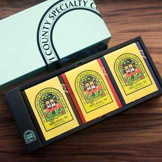 【双藝直營莊園】產銷履歷 台灣阿里山 梅山碧湖精選咖啡豆 送禮/伴手禮/公司行號推薦, 三種處理法各一(1/4磅3入)