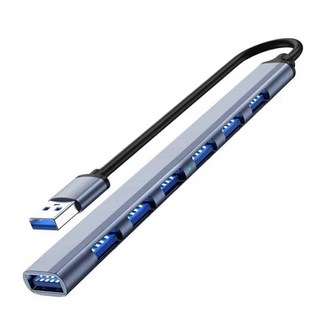 S70 鋁合金Type C USB HUB 集線器 擴展器 一拖七 多口多功能, 1個, 141mm