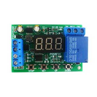 DC0 60V 배터리 충전기 방전기 제어 릴레이 스위치 자동 차단 저전압 과전압 보호 보드 UPS 납산, 1) Green, 1개